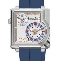 DOUBLERUN Men Patterned Dial & Straps Analogue Multi Function Watch H05N33023-picture-25