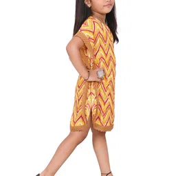 Billion Geometric Print Cotton Kaftan Crop Top image 3