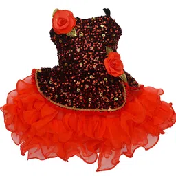 kids fashion hub Floral Fit & Flare Dress-image-74