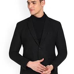 ESSENTIELE Slim-Fit Single Breasted Blazer-picture-28
