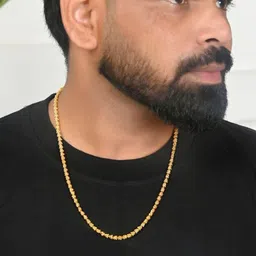 VOJ Men Gold-Plated Handcrafted Chain image 4