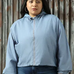 Freeform by High Star Women Lightweight Crop Denim Jacket with Embroidered-picture-31