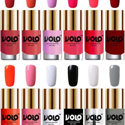 VOLO Set Of 12 Luxury Super Shine Nail Polish - 9.9 ml Each-Combo-No-278 image 1
