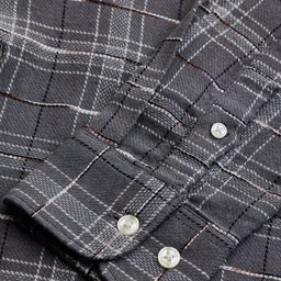 Snitch Men Checked Open Front Jacket image 5