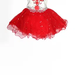 dress collection Baby Girls Midi/Knee Length Festive/Wedding Dress (Multicolor, Sleeveless)Nice Dress-picture-17