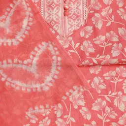 Meena Bazaar Floral Printed Unstitched Dress Material image 4