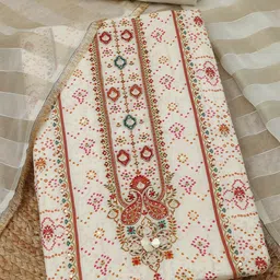 Soch Printed Unstitched Dress Material-picture-40