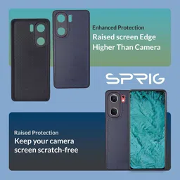 SPRIG Solid Printed Back Case Mobile Accessories image 3