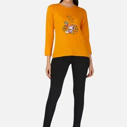 Metronaut Women 2 Printed Bio Finish Applique T-shirt image 4