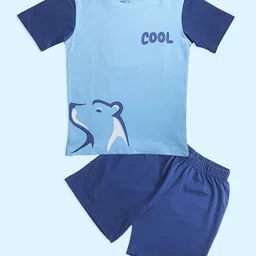 BE AWARA Boys Colourblocked T-shirt with Shorts-image-26
