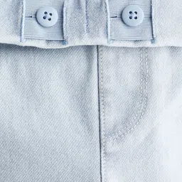 H&M Wide Denim-Look Trousers image 2