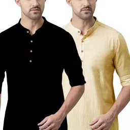 AMRIT TOP WEAR Men Pack Of 2 Kurta image 2