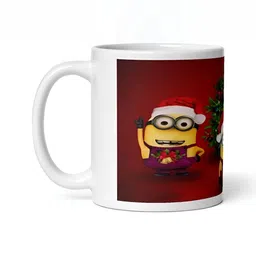 Mr UVD White & Red Graphic Printed Ceramic Matte Mug 350 ml-picture-12