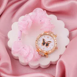 SZN Women Dial & Straps Analogue Watch Zudi Ribbin Pink Av-image-36