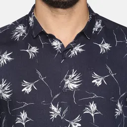 SHOWOFFFF Men Classic Slim Fit Floral Printed Casual Shirt image 5