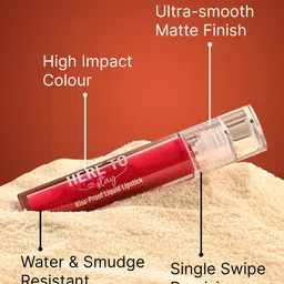 SWISS BEAUTY Here To Stay Matte Liquid Lipstick 3ml - Dried Mauve 6 image 5