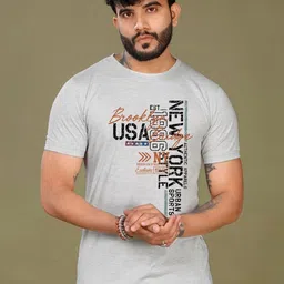 INKMAN Men Typography Printed Bio Finish T-shirt-picture-19