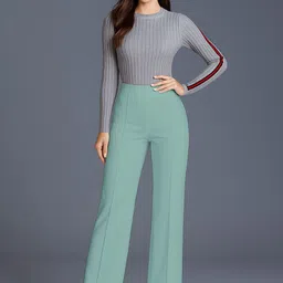 SWADESI STUFF Women Relaxed Easy Wash Cargos Trousers-image-54