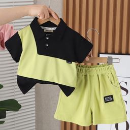 INCLUD Boys Colourblocked T-shirt with Shorts-picture-12