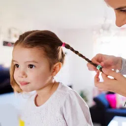 FAMEZA 200Pcs Baby Hair Ties, Soft Cotton Toddler Hair Ties for Girls and Kids, 1 Inch Multicolor Seamless Hair Bands for Kids Girls Gifts|MULTICOLOR A image 4