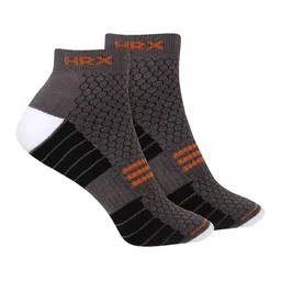 HRX by Hrithik Roshan Pack Of 5 Patterned Ankle-Length Socks image 5