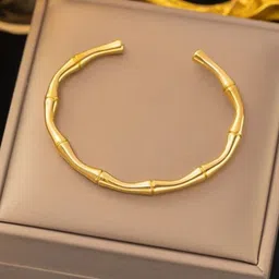 V FASHION JEWELLERY Women Gold-Plated Bangle-Style Bracelet-image-11