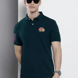MERRIMENT Men Polo Collar T-shirt-image-24