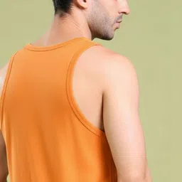 BAESD Printed Scoop Neck Cotton Gym Vest image 2
