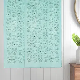 Myntra Elegant Homes Green 2 Printed Cotton 300 GSM Bath Towel image 1