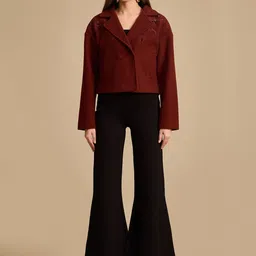 Kazo Women Crop Tailored Jacket image 4