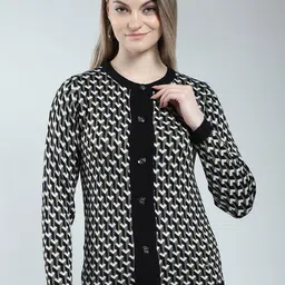 Monte Carlo Women Quirky Woollen Cardigan-picture-10