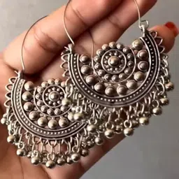 ISLANA Circular Chandbalis Earrings-image-0