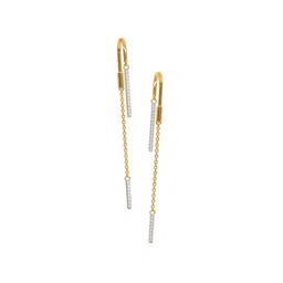 CANDERE A KALYAN JEWELLERS COMPANY Women 18KT Gold Diamond Earrings - 2.3g-image-33