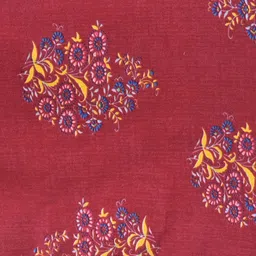 RRC Red Floral Microfiber AC Room 150 GSM Dohar image 3