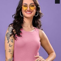 FBAR Women Pack of 2 Cotton Ribbed Tank Crop Top-picture-7