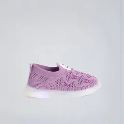 Hopscotch Rose Gold Textile Non-Marking Sports Shoes-picture-18