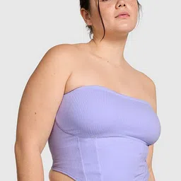 Victoria's Secret Women Medium Coverage Non Padded Cotton Bandeau Bra-image-16