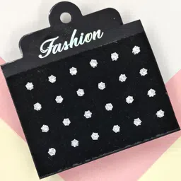 Honbon Women Silver Earrings image 2