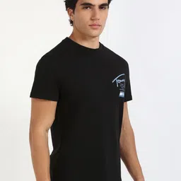 Tommy Hilfiger Men fashion Typography Printed Regular Fit Cotton T-shirt image 5