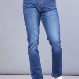 V-Mart Men Regular Fit Mid-Rise Light Fade Jeans-picture-53