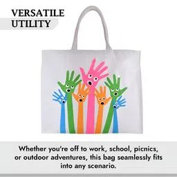 Aura Printed Oversized Shopper Tote Bag image 3