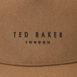 Ted Baker Men Tan Checked Fedora Hat image 4