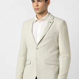 Van Heusen Textured Super Slim-Fit Single Breasted Formal Blazer image 5