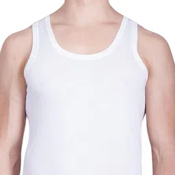 CAVENDERS Pack Of 4 Cotton Gym Vests soft White Premium quality Dno-v19st image 3