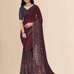 Moda Rapido Floral Printed Saree-image-2