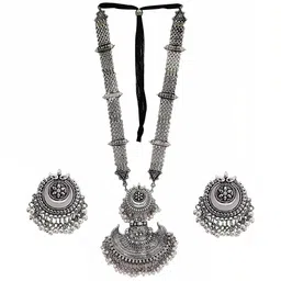 N S G Silver Plated Beaded Jewellery Set-picture-54