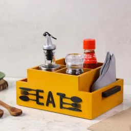 dudki Yellow Wood 1 Pcs Cutlery holder-picture-23