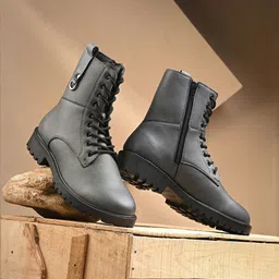 Roadster Women Grey Lightweight Casual Boots-image-17