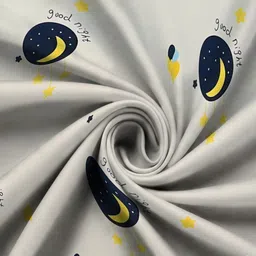 WEAVE AND DECOR Off White Conversational 300 TC Bedsheet with 2 Pillow Covers image 4