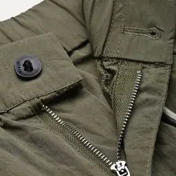 SHOWOFFFF Men Straight Fit Low-Rise Pleated Trousers image 2